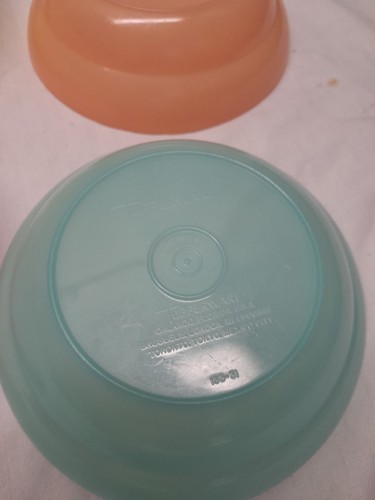 6 Vintage Tupperware cereal bowls Pastel 155 - Picture 5 of 10