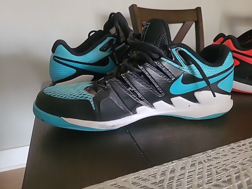 Nike Air Zoom Vapor X HC AA8030 003 Black Gamma Blue Mens Size 10.5 Federer - Picture 5 of 14