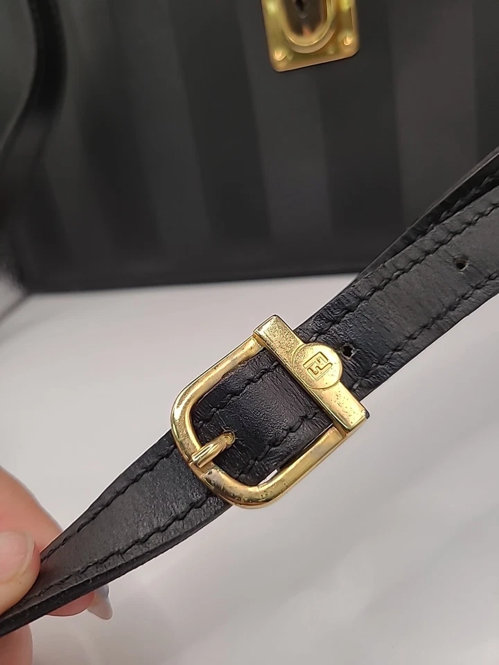 Maletín de documentos de mano Fendi Pecan bolsa de negocios - bolsa PVS Foto 3 de 4