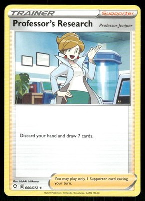 2021 Sword & Shield - Shining Fates Professor s Research Rare #60