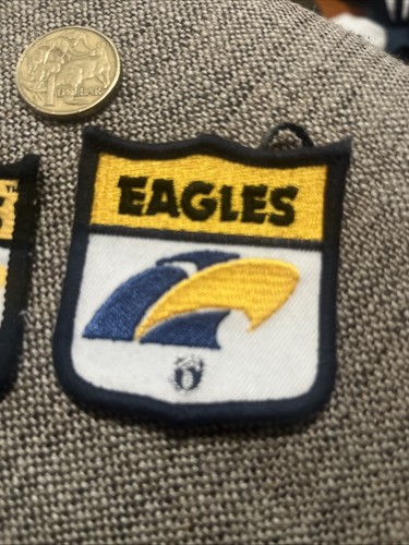 RARE AFL WEST COAST EAGLES SEW ON PATCH VFL AFL 6cm by 5.5cm - Bild 3 von 14