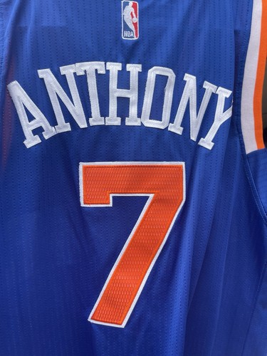 Carmelo Anthony #7 New York Knicks adidas NBA Basketball Jersey Mens Size S +2 - Picture 4 of 4
