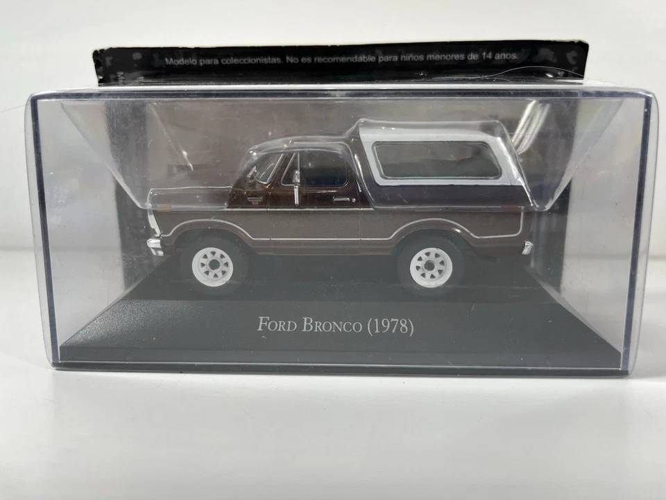 Ford Bronco 1978 marrón 1:43 Altaya modelo diecast nuevo en paquete Foto 2 de 4