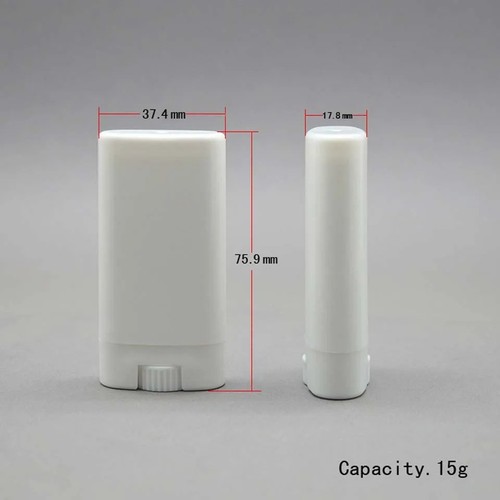 Plastic Lip Balm Deodorant Container 5pcs Empty Transparent Refillable Bottle - Bild 2 von 33