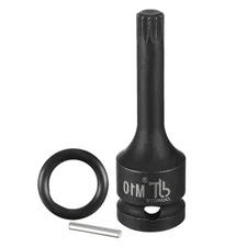 1/2" Drive x 10mm Impact Triple Square Spline Bit Socket Metric 3" Length