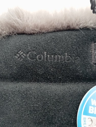 COLUMBIA Stivaletto invernale Donna Scarpina di lana Taglia IT 39 nero-grigio - Foto 5 di 6