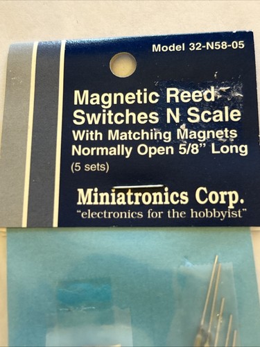 Interruptor de caña e imanes Miniatronics 32-N58-05: 5 juegos - Imagen 3 de 4