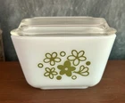 PYREX Spring Blossom Refrigerator Dish Lid 1.5c Fridgie 501 Crazy Daisy Vintage