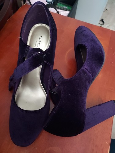 Christian Siriano Payless Women's High Heel Pumps Purple Size 6.5 - Picture 3 of 7