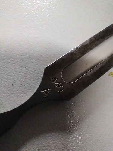 Horquillas de afinación vintage Ragg A440 John Walker horquilla de afinación 14 cm - Imagen 5 de 5