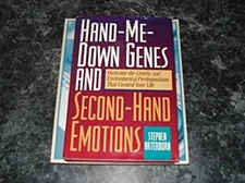 Hand-Me-Down Genes and Second-Hand Emotions Hardcover Stephen Art