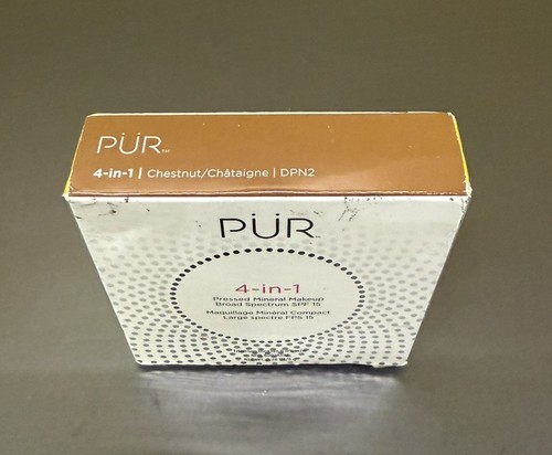 PUR 4-in-1 gepresstes Mineral Make-up LSF 15 Puder Kastanie DPN2 - Bild 2 von 8