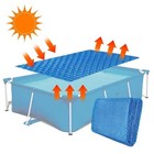 Pool Cover Rectangular Solar Swimming Pool Tub Cover Bubble Blanket Accessories