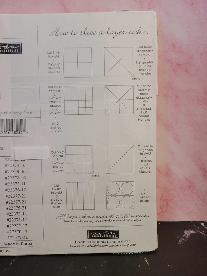 Moda GOOD DAY Me & My Sister Designs Layer CAKE Quilt Fabric Cotton NEW HTF - Image 4 of 4