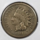 1861 United States Indian Head Cent Penny - Very Good (VG) KM#90 - 7913