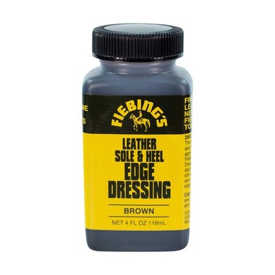 Leather Sole & Heel Brown Edge Dressing (4 oz) - High Gloss Shoe Dressing for...