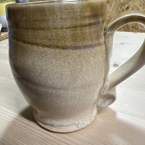 Vintage Studio Pottery Mug with Sculpted Handle Hand Thrown Signed For Dilworth - Picture 18 of 18