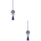 2 Pieces Auto-hängeornament Hängendes Evil Eye Autoanhänger
