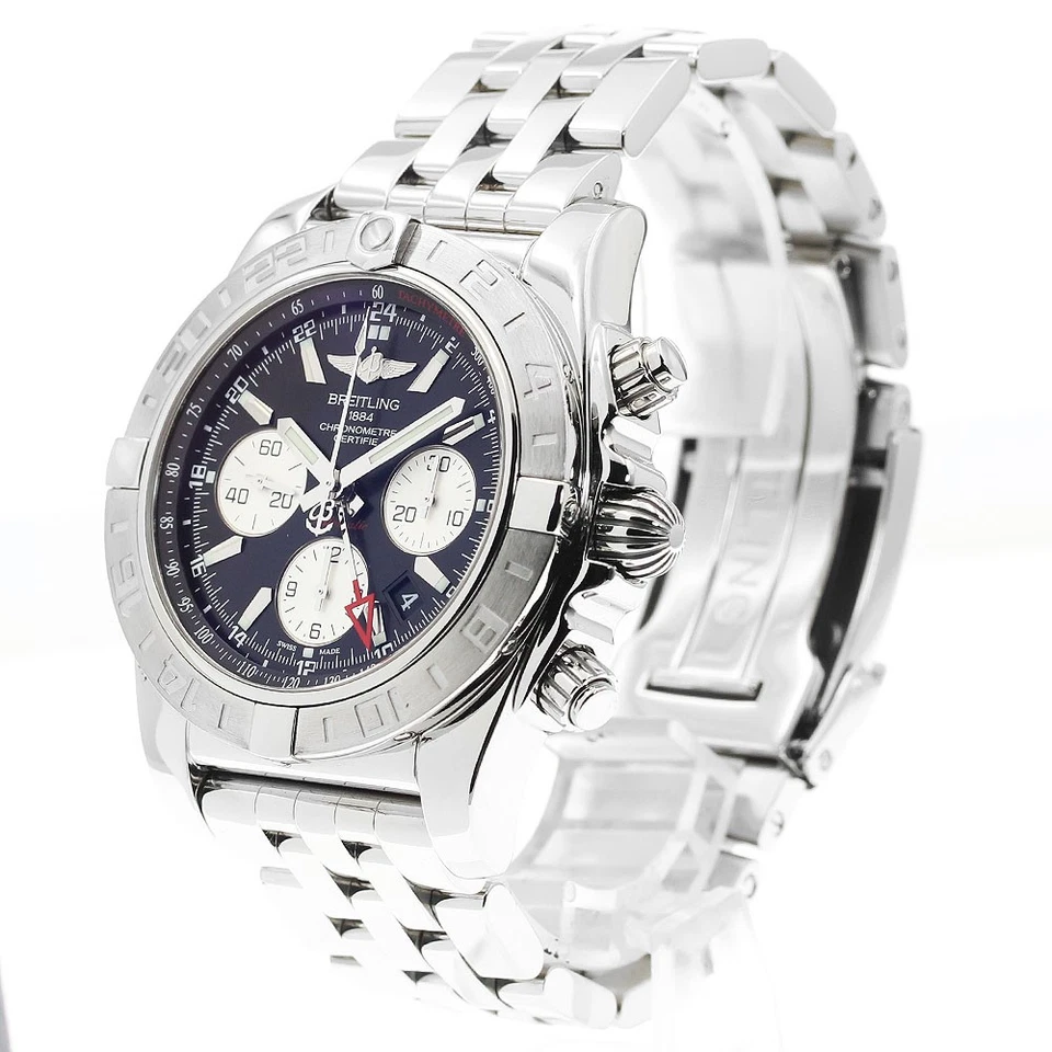 BREITLING Chronomat 44 GMT AB0420 Date black Dial Automatic Men's Watch_913953 - Image 2 of 4