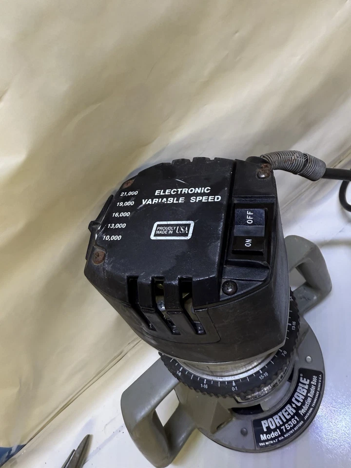 Porter Cable Router 75182 Variable Speed Production Motor USA - Image 2 of 4
