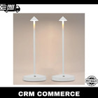 Portable LED Cordless Table Lamps 2 Pack, 5500mAh Rechargeable Battery Operat...
