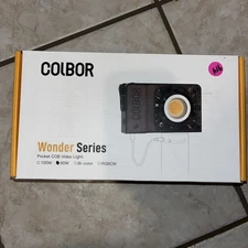 COLBOR W60 60W Pocket LED Video Light Photography Fill Light 2700K-6500K H6I7