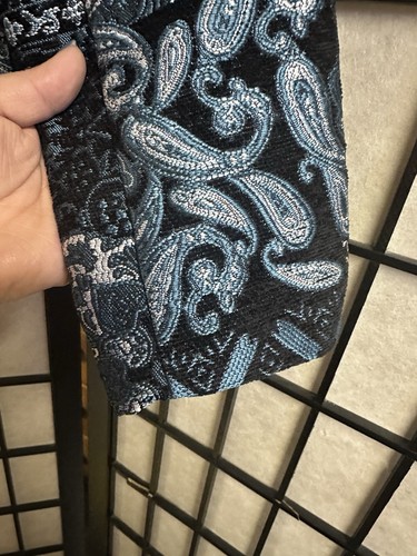 Christopher&Banks Gr. Small Paisley Blazer Full Zip Gobelin Jacke Brokat Blau - Bild 4 von 8