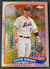2024 Topps Series 2 - 1989 Topps Chrome Silver Pack Mojo #2T89C-92 David Wright