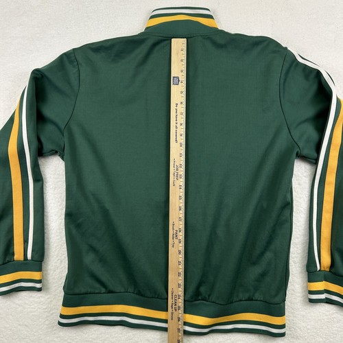 Vintage Eighty Eight Trainingsjacke Herren XL grün gestreift Full Zip Retro 80er - Bild 9 von 13