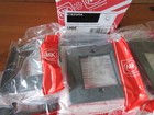 MK K182GRA Logic Plus Euro 1 Gang 50x50mm Modular Front Plates Graphite x10