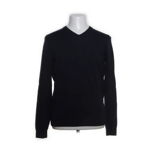 Boss Hugo Boss, Pullover, Größe: M, Blau, Wolle, Einfarbig, Feinstrick #b9z