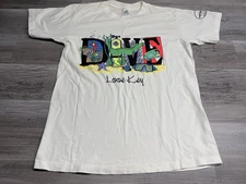 Vintage 90s Tropical Souvenir T-Shirt Looe Key Scuba Neon Reef Single Stitch L