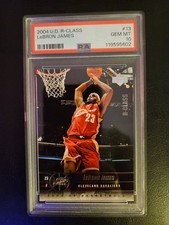 LeBRON JAMES 2004-05 Upper Deck R-Class #13 Cavaliers 2nd Year PSA 10 Gem Mint