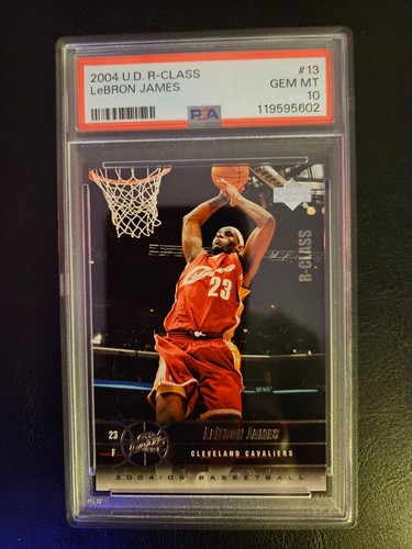 LeBRON JAMES 2004-05 Upper Deck R-Class #13 Cavaliers 2nd Year PSA 10 Gem Mint - Picture 1 of 2
