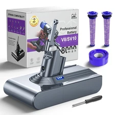 8000mAh Replacement Battery for Dyson V8 Animal/Absolute/Motorhead/Fluffy/SV1...