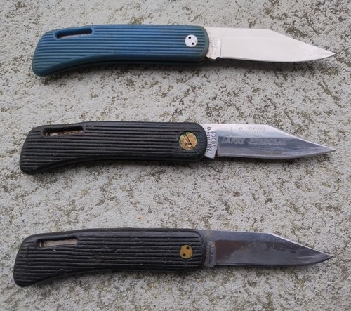 KERSHAW 3000 DWA CUMMINS, 3000, 3000A POCKET KNIFE JAPAN & USA, BLACK & GRAY LOT - Picture 2 of 21