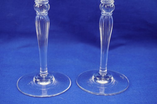 Waterford Carlton Gold (2) Champagne Flutes, 9 3/8" (Y1) - Picture 6 of 10
