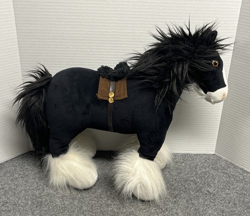 Disney Store Brave Angus schwarzes Pferd 14 Zoll Plüschtier Stofftier