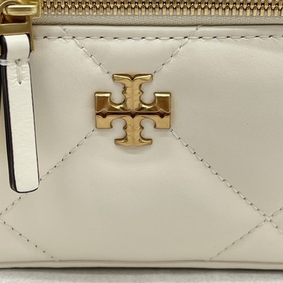 TORY BURCH 2WAYバッグ KIRA 164986 Tory Burch Womens Kira Diamond Quilt Vanity Case Leather