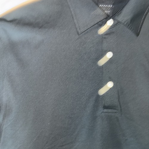 TEQUILA PATRON SHORT SLEEVE KNIT POLO GOLF SHIRT Mens L Black - Picture 2 of 5