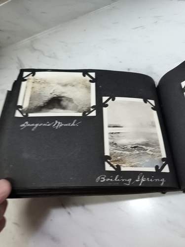 Incredible 1920 Yellowstone Park WEDDING\HONEYMOON Scrapbook/Photo Album FULL - Picture 20 of 24