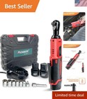 Compact Cordless Electric Ratchet Wrench Set with 280rpm Speed - Ideal for DIY