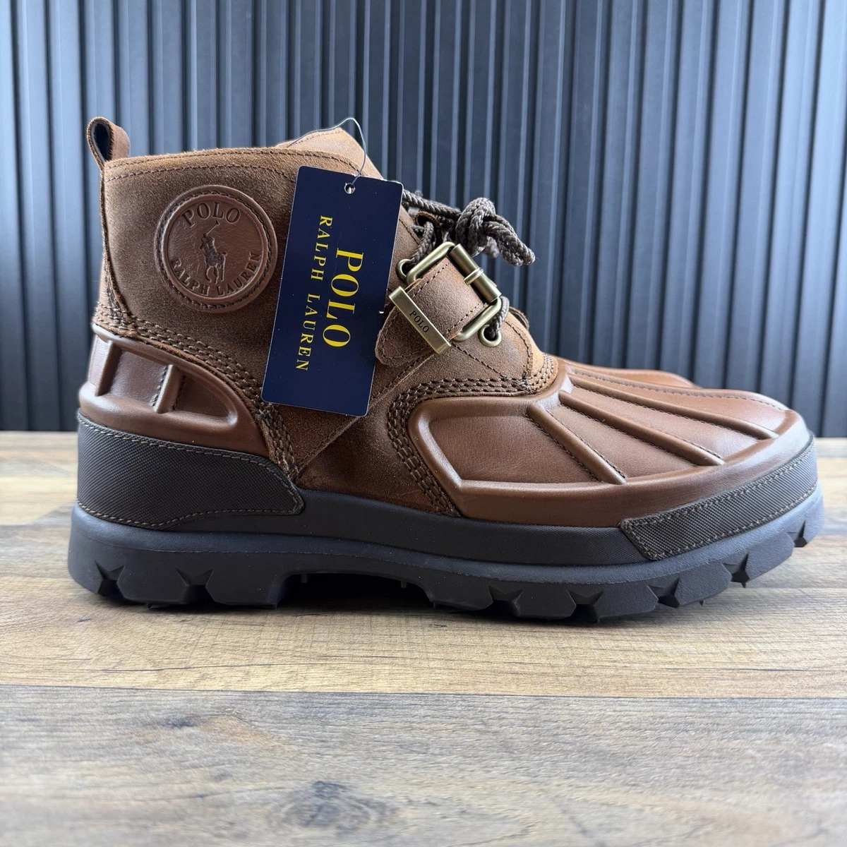 Polo Ralph Lauren Zip Leather Upper Boots for Men for Sale | Shop