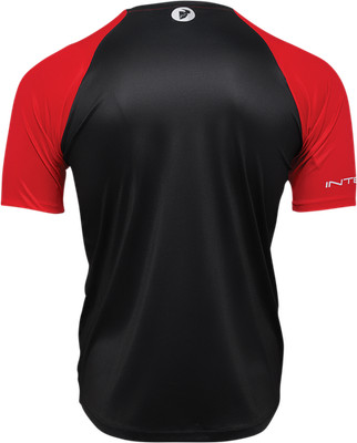 THOR Fits Intense Assist Chex Short-Sleeve Jersey For MTB And e-MTB, Medium,