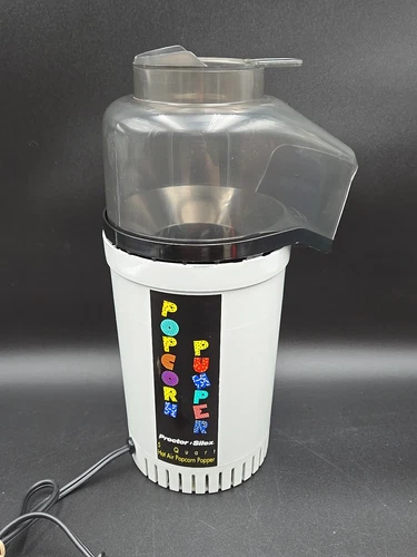 Proctor Silex Popcorn Pumper Hot Air Popper PP01, 1250 Watts Vintage