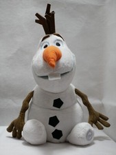 Disney Store NWT Olaf the Snowman Plush Frozen Doll Stuffed Animal 14" Tall