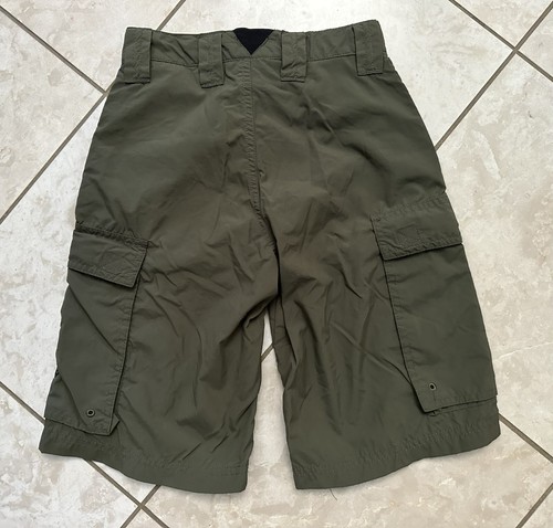 Boy Scouts of America BSA Uniform Cargo Youth SMALL Green Nylon Shorts - Picture 2 of 3