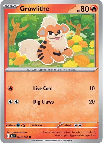 Guardy Growlithe Old Back Expansion | eBay