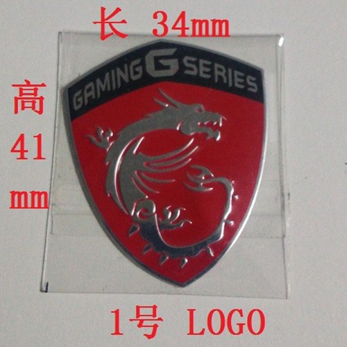 Für MSI LOGO Metall Drachenritter Drache Emblem Drachenschild Aufkleber - Bild 3 von 6
