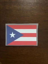 Puerto Rico Flag HTV Heat Transfer Vinyl Iron On (Premium) 2.4 in x 3.6 in
